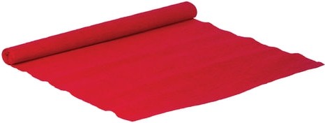 Бумага гофрированная/креповая, 110 г/м2, 50х250 см, красная, ОСТРОВ СОКРОВИЩ, 129148
