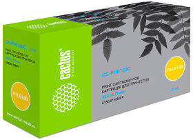 Тонер-картридж CACTUS (CS-PH6180C) для XEROX Phaser 6180/6180MFP, голубой, ресурс 8000 стр.