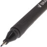 Ручка капиллярная (линер) BRAUBERG "Carbon", ЧЕРНАЯ, металлический наконечник, трехгранная, линия письма 0,4 мм, 141523