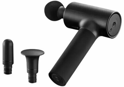 Массажный пистолет XIAOMI Massage Gun, перкуссионный, 3 режима, 3 насадки, до 3200 об/мин, черный, BHR5608EU