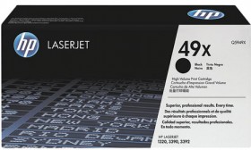 Картридж лазерный HP (Q5949X) LaserJet 1320/3390/3392 и другие, №49X, оригинальный, ресурс 6000 стр.