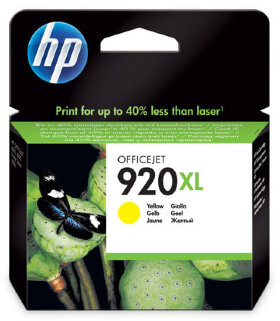 Картридж струйный HP (CD974AE) Officejet 6000/6500/7000, №920, желтый, оригинальный, ресурс 700 стр.