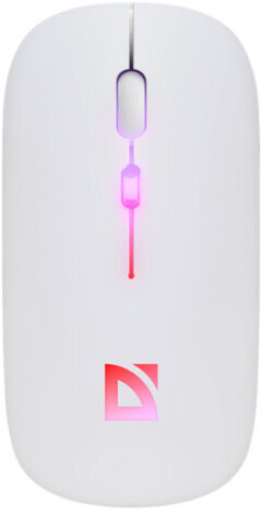 Мышь беспроводная DEFENDER TOUCH MM-997, USB, 3 кнопки+1 колесо-кнопка, оптическая, белая, 52998