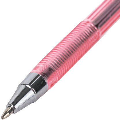 Ручка шариковая STAFF AA-927, КРАСНАЯ, корпус тонированный, хромированные детали, 0,7 мм, линия 0,35 мм, 142811