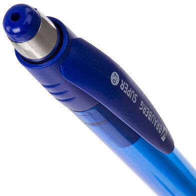 Ручки шариковые автоматические с грипом "НАБОР MULTICOLOR" BRAUBERG "SUPER", 10 шт. (6 синих, 2 черных, 1 красная, 1 зеленая), 143381