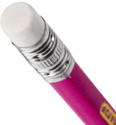 Карандаши цветные стираемые с ластиком ПИФАГОР "МАГИЯ", 6 цветов, пластиковые, 181573, 49