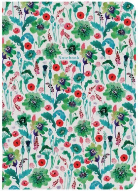 Тетрадь-скетчбук 60 л. обложка SoftTouch, бежевая бумага 70 г/м2, сшивка, В5 (179х250 мм), ЯГОДЫ, BRAUBERG, 403831