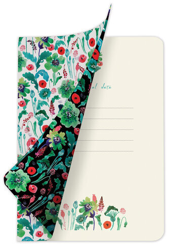 Тетрадь-скетчбук 60 л. обложка SoftTouch, бежевая бумага 70 г/м2, сшивка, В5 (179х250 мм), ЯГОДЫ, BRAUBERG, 403831