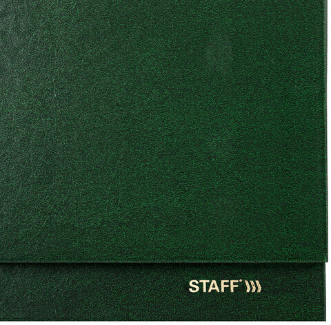 Планинг датированный 2024 300х130 мм, STAFF, гребень, обложка бумвинил, 64 л., зеленый, 115150