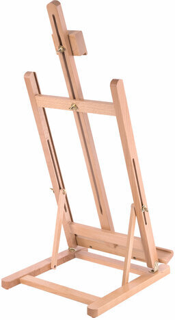 Мольберт настольный из бука, 27,5х97х32 см, высота холста 56 см, BRAUBERG ART CLASSIC, 192269