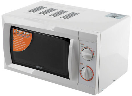 Микроволновая печь MYSTERY MMW-1703, объем 17 л, мощность 800 Вт, механическое управление, таймер, белая