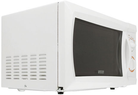Микроволновая печь MYSTERY MMW-1703, объем 17 л, мощность 800 Вт, механическое управление, таймер, белая