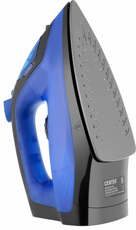 Утюг CENTEK CT-2360, 1600 Вт, антипригарное покрытие, антикапля, антинакипь, синий, CT-2360 BLUE