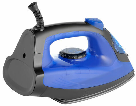 Утюг CENTEK CT-2360, 1600 Вт, антипригарное покрытие, антикапля, антинакипь, синий, CT-2360 BLUE