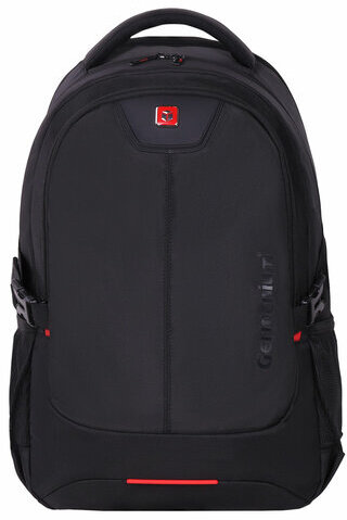 Рюкзак GERMANIUM UPGRADE универсальный, 3 отделения, отделение для ноутбука, USB-порт, "UP-3", черный, 47х33х21 см, 271667