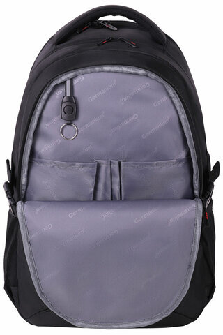 Рюкзак GERMANIUM UPGRADE универсальный, 3 отделения, отделение для ноутбука, USB-порт, "UP-3", черный, 47х33х21 см, 271667