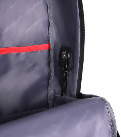 Рюкзак GERMANIUM UPGRADE универсальный, 3 отделения, отделение для ноутбука, USB-порт, "UP-3", черный, 47х33х21 см, 271667