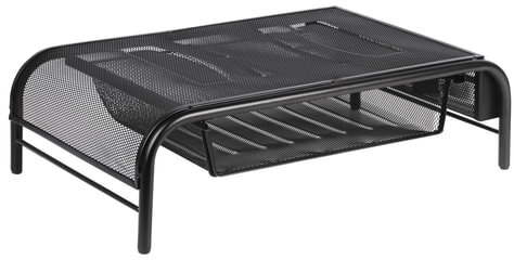 Подставка для ноутбука, монитора, принтера BRAUBERG "Germanium" металлическая, 50х30х14, 512611