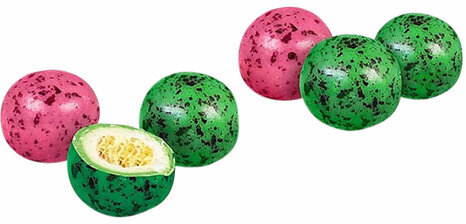 Драже хрустящий шарик со взрывной карамелью (кислый лайм / клубника), 500 г, ОАХ204