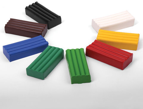 Пластилин классический ПИФАГОР ШКОЛЬНЫЙ, 8 цветов, 120 г, со стеком, 105433