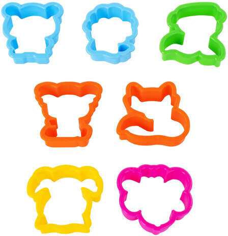 Пластилин в боксе ЮНЛАНДИЯ "ЮНЛАНДИК В ЗООПАРКЕ", 12 цветов, 130 г, скалка, стек, 7 формочек, 105863