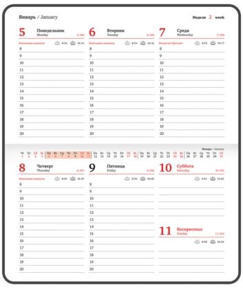 Еженедельник датированный 2026 МАЛЫЙ ФОРМАТ 95х155 мм, А6, BRAUBERG "Foliage", под кожу, розовый, 117199