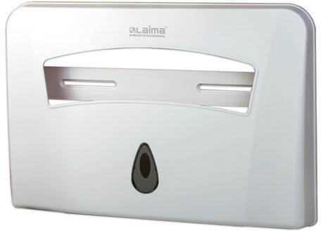 Диспенсер для покрытий на унитаз LAIMA PROFESSIONAL CLASSIC (Система V1) 1/2 сложения, белый, ABS-пластик, 601429