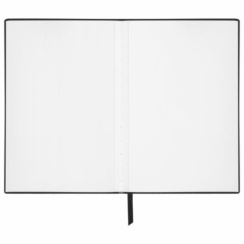 Скетчбук для графики и маркеров, "БРИСТОЛЬ" 200 г/м2, 140х210 мм, 32 л., КОЖЗАМ, BRAUBERG ART, Черный, 115099