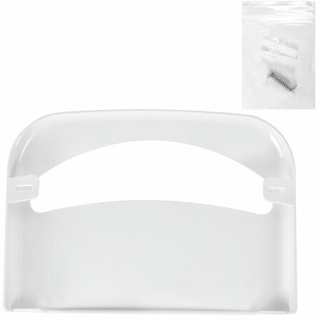 Диспенсер для покрытий на унитаз LAIMA PROFESSIONAL ORIGINAL (V1), 1/2 сложения, белый, ABS-пластик, 605785