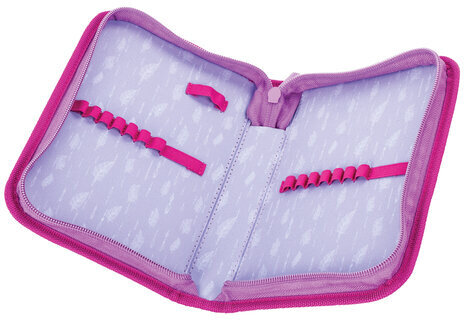 Пенал BRAUBERG, 1 отделение, полиэстер, 21х14 см, "Plumage", 270304