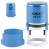 Оснастка для печатей, оттиск D=42 мм, синий, TRODAT IDEAL 46042, корпус синий, крышка, подушка, 125310