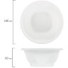 Одноразовые тарелки суповые, КОМПЛЕКТ 50 шт., 0,6 л, СТАНДАРТ, белые, ПП, холодное/горячее, LAIMA, 606710