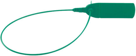 Пломбы пластиковые номерные ФАСТ, самофиксирующиеся, длина 330 мм, ЗЕЛЕНЫЕ, КОМПЛЕКТ 50 шт.