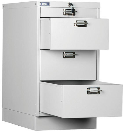 Шкаф металлический для документов ПРАКТИК "MDC-A3/650/4", 4 ящика, 650х347х546 мм, собранный