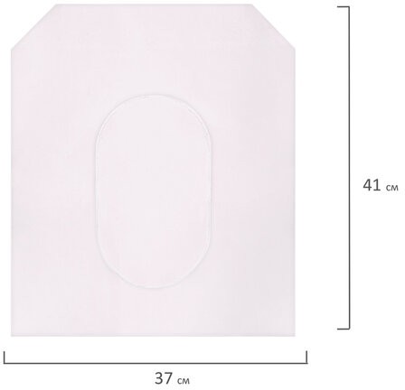 Покрытия на унитаз LAIMA (Система V1), ADVANCED, 1/2 сложения, КОМПЛЕКТ 200 шт., 37х41 см, 128812