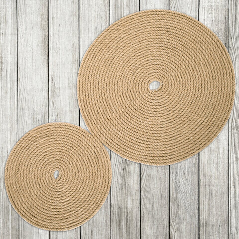 Веревка (канат) джутовая для рукоделия, декоративная, длина 24 м, d=8 мм, ОСТРОВ СОКРОВИЩ, 607949