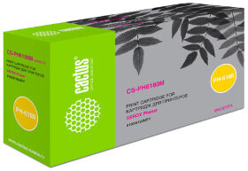 Тонер-картридж CACTUS (CS-PH6180M) для XEROX Phaser 6180/6180MFP, пурпурный, ресурс 8000 стр.