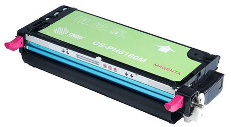 Тонер-картридж CACTUS (CS-PH6180M) для XEROX Phaser 6180/6180MFP, пурпурный, ресурс 8000 стр.