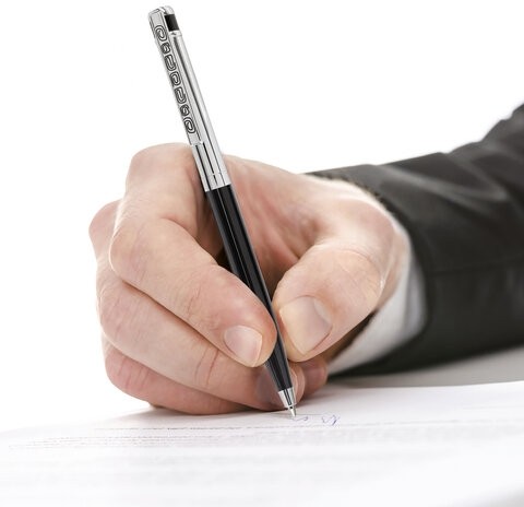 Ручка подарочная шариковая GALANT "ACTUS", корпус серебристый с черным, детали хром, узел 0,7 мм, синяя, 143518