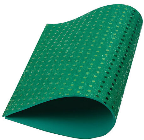 Цветная пористая резина (фоамиран), А4, толщина 2 мм, ОСТРОВ СОКРОВИЩ, 5 листов, 5 цветов, с фольгой, 660086