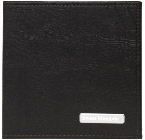 Фотоальбом BRAUBERG на 200 фото 10х15 см, под фактурную кожу, индивидуальный бокс, тёмно-коричневый, 391116