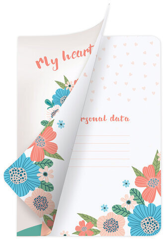 Тетради-скетчбуки 60 л. обложка SoftTouch, НАБОР 2 шт., бежевая бумага 70 г/м2, сшивка, B5 (179х250 мм), ROMANTIC, BRAUBERG, 403832