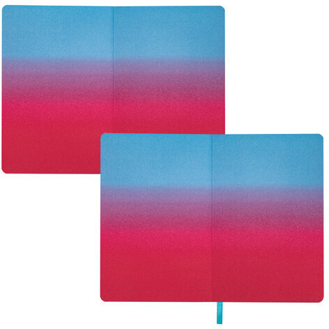 Ежедневник недатированный А5 138х213 мм, BRAUBERG GRADE, под кожу, 136 л., розовый-небесный, 114461