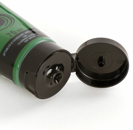 Краска акриловая художественная BRAUBERG ART CLASSIC, туба 75мл, ТРАВЯНАЯ ЗЕЛЕНАЯ, 191103