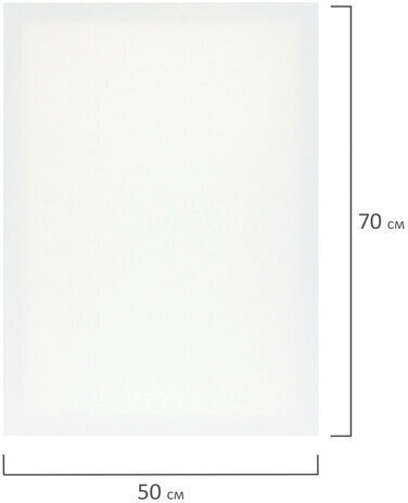 Холсты на подрамнике НАБОР 3 шт. (30х40 см, 40х50 см, 50х70 см), 280 г/м2, грунт, хлопок, BRAUBERG ART, 192270