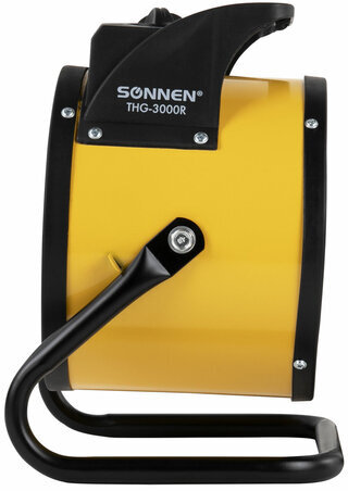 Тепловая пушка электрическая SONNEN THG-3000R, 3 кВт, 220В, керамический нагреватель, 456193