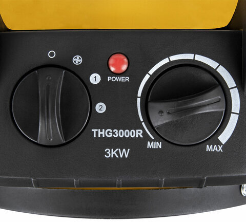 Тепловая пушка электрическая SONNEN THG-3000R, 3 кВт, 220В, керамический нагреватель, 456193