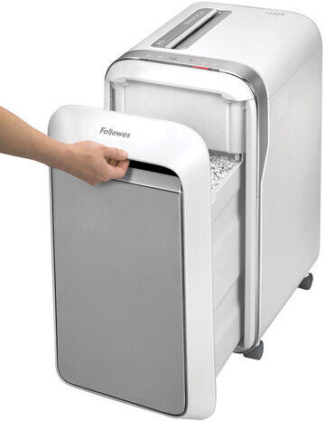 Уничтожитель (шредер) FELLOWES LX221, 5 уровень секретности, 2x12 мм, 20 листов, 30 л, белый,FS-50505