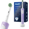Зубная щетка электрическая ORAL-B (Орал-би) Vitality Pro, ЛИЛОВАЯ, 1 насадка, 80367617