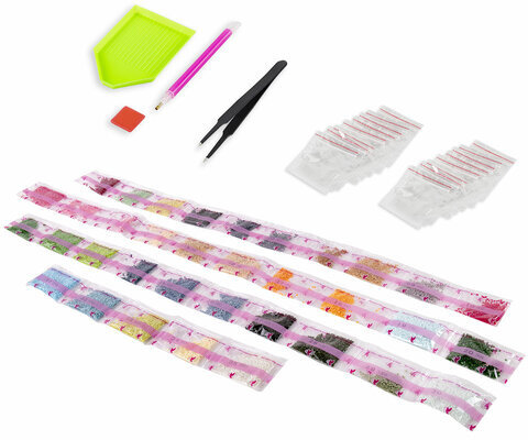 Картина стразами (алмазная мозаика) 30х40 см, ОСТРОВ СОКРОВИЩ "Домик у моря", без подрамника, 662400